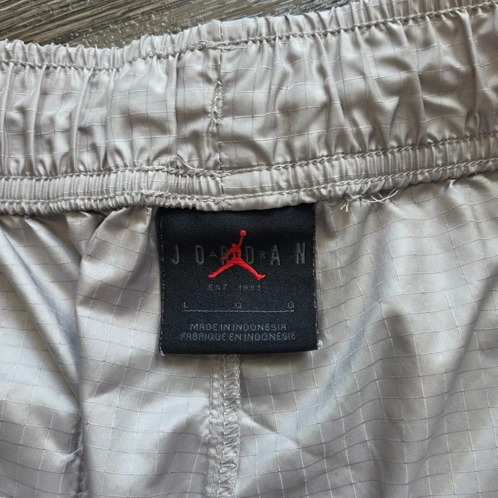 Jordan Ripstop Mesh Shorts Men Large Grey Jumpman Utility Athletic